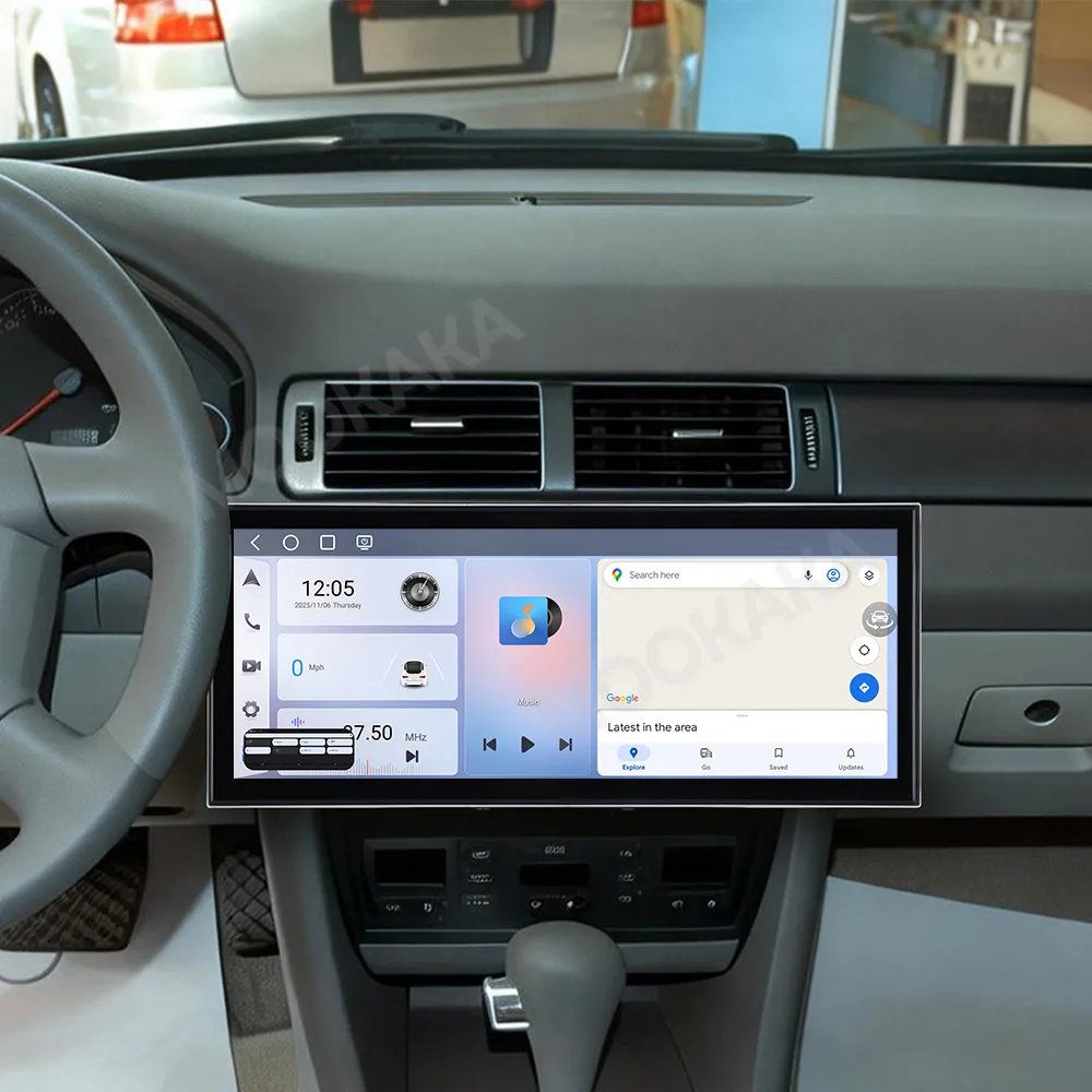 Android 15 Car Radio For Audi A6 S6 RS6 1997~2004 Multimedia Player 15.8 Inch Qualcomm Navigation Car Stereo Receiver Head Unit