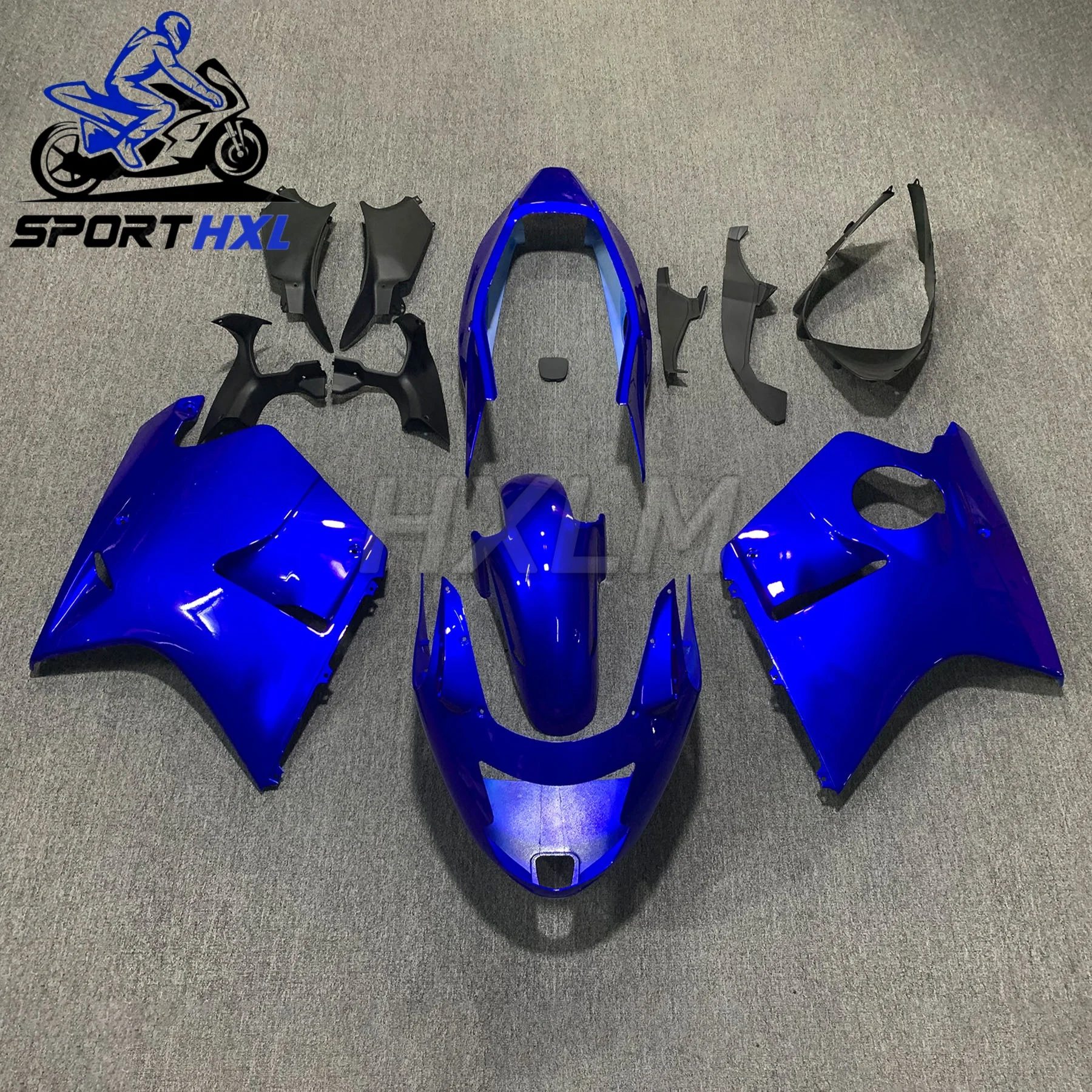 Motorcycle Fairing Kit For Honda CBR1100XX 1996‑2007 Replacement ABS Injection Full Bodywork Fairings Dark Blue 4