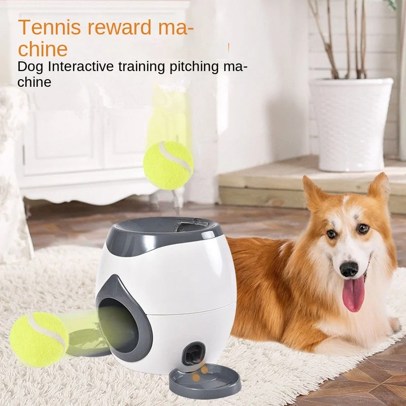 

Pet Toys Dog Dog Interactive Training Reward Machine Leaky Food Machine Tennis Ball Machine Feeder Tee Ball Toys