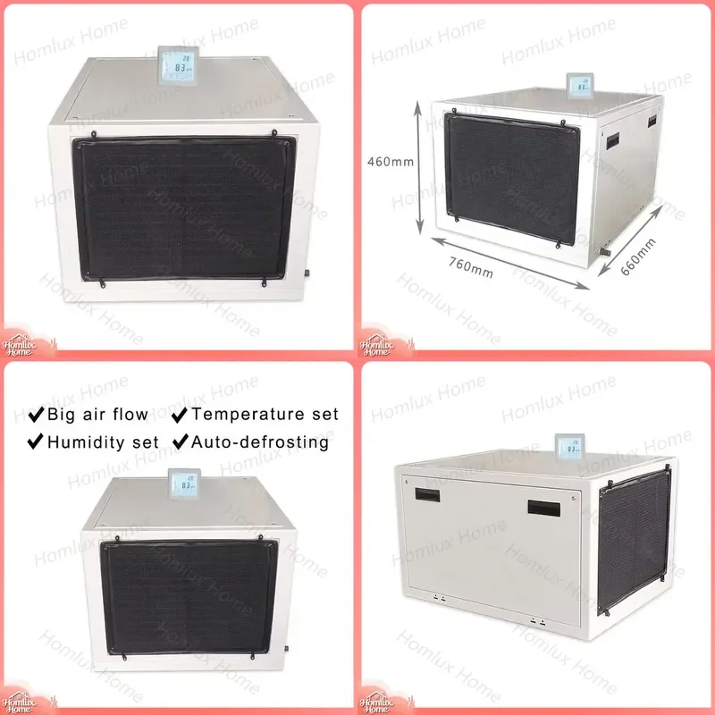 Wall Mounted Dehumidifier for Crawl Space Basement Greenhouse Garage Indoor Use 3L 5L 7L Capacity Portable Compact Energy