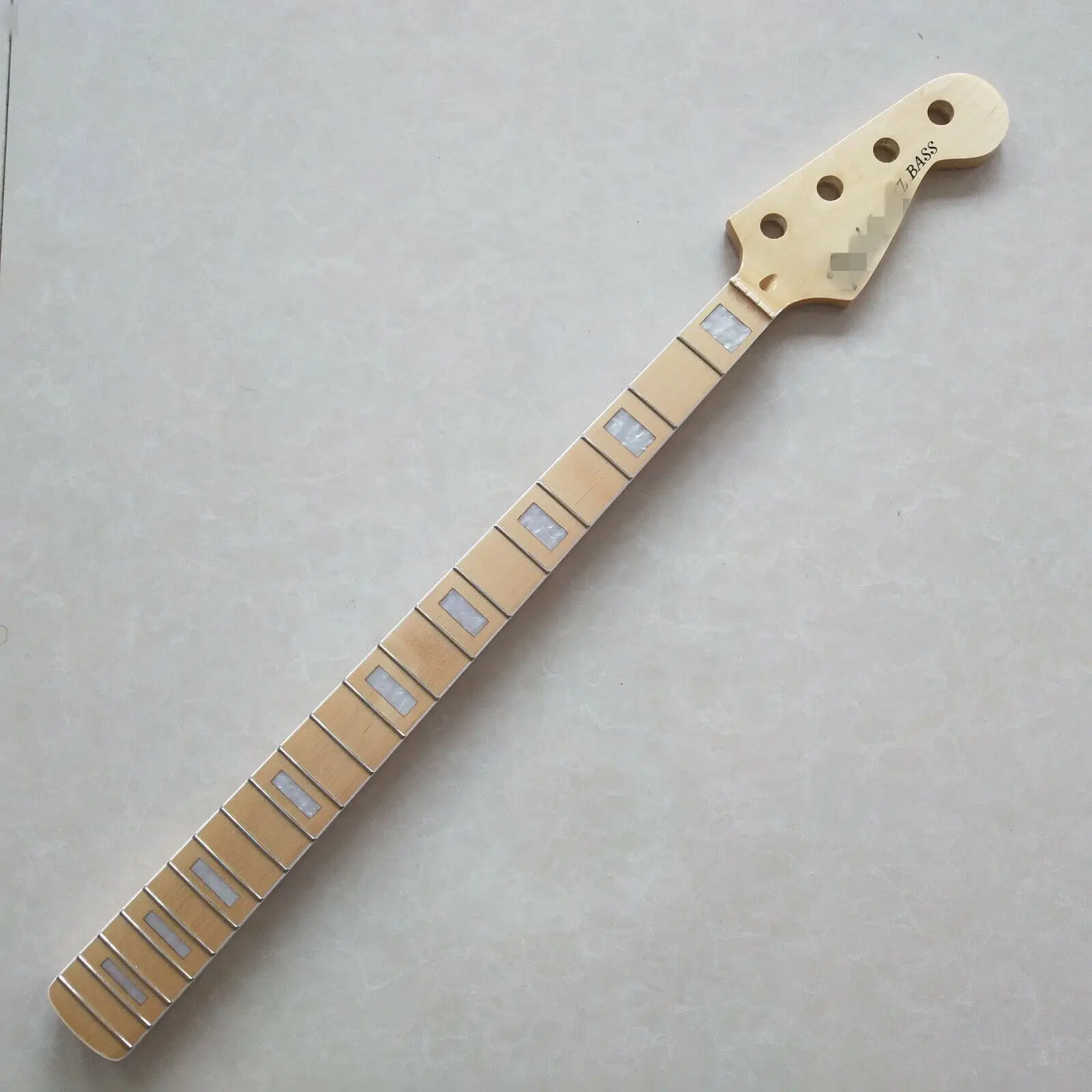 Maple JAZZ bass guitar neck parts 20fret 34inch Block Inlay Maple wood Fretboard