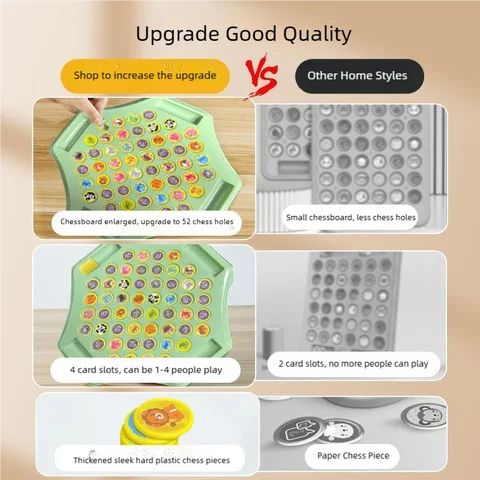 Djurspel för schack, roligt minnesspel, brädspel, föräldra-barn interaktiva familjespel, brädspel för barn och vuxna, socialt bordsspel 8 best sales schackbok - №5