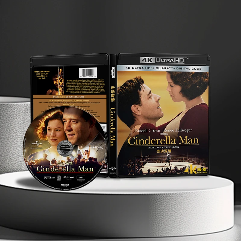Cinderella Man 2005 4K UHD Blu-ray Disc Dolby Vision Atmos English Chinese characters