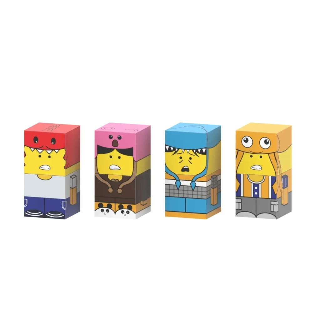 Nowe 99 Nocnych Wędrówek w Lesie Magnetyczne Klocki Konstrukcyjne Scena Polowania na Potwornego Jelenia Zabawki Edukacyjne dla Dzieci Prezent