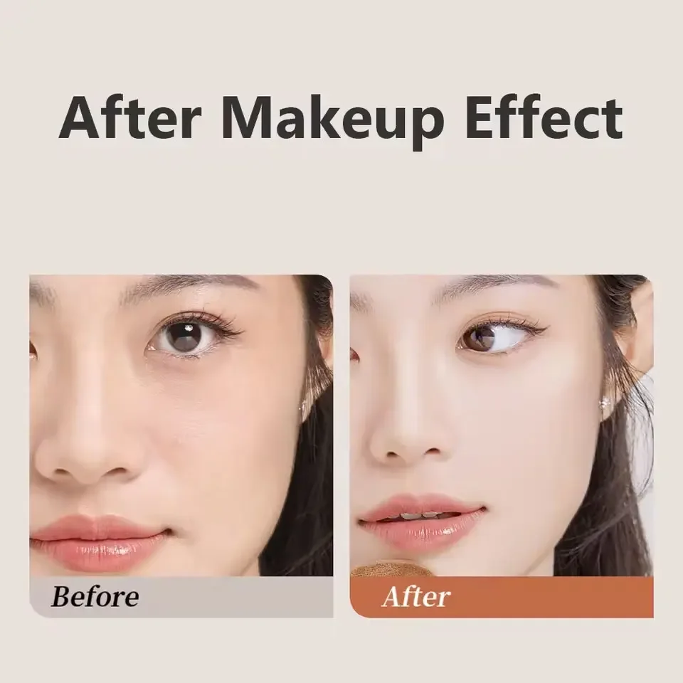 منتفخة مكياج كورية مزدوجة الاستخدام - إسفنجة ناعمة بلون الحلوى، للاستخدام الرطب/الجاف، تدوم طويلاً، مقاومة للزيت، معتمدة، للجنسين، أداة للوجه #2