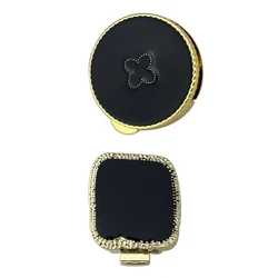 Press Push Locks for Lady's Handbags Turn Twist Lock DIY Repair Bag Parts Hardware Accessories Die-casting Zinc Alloy Black