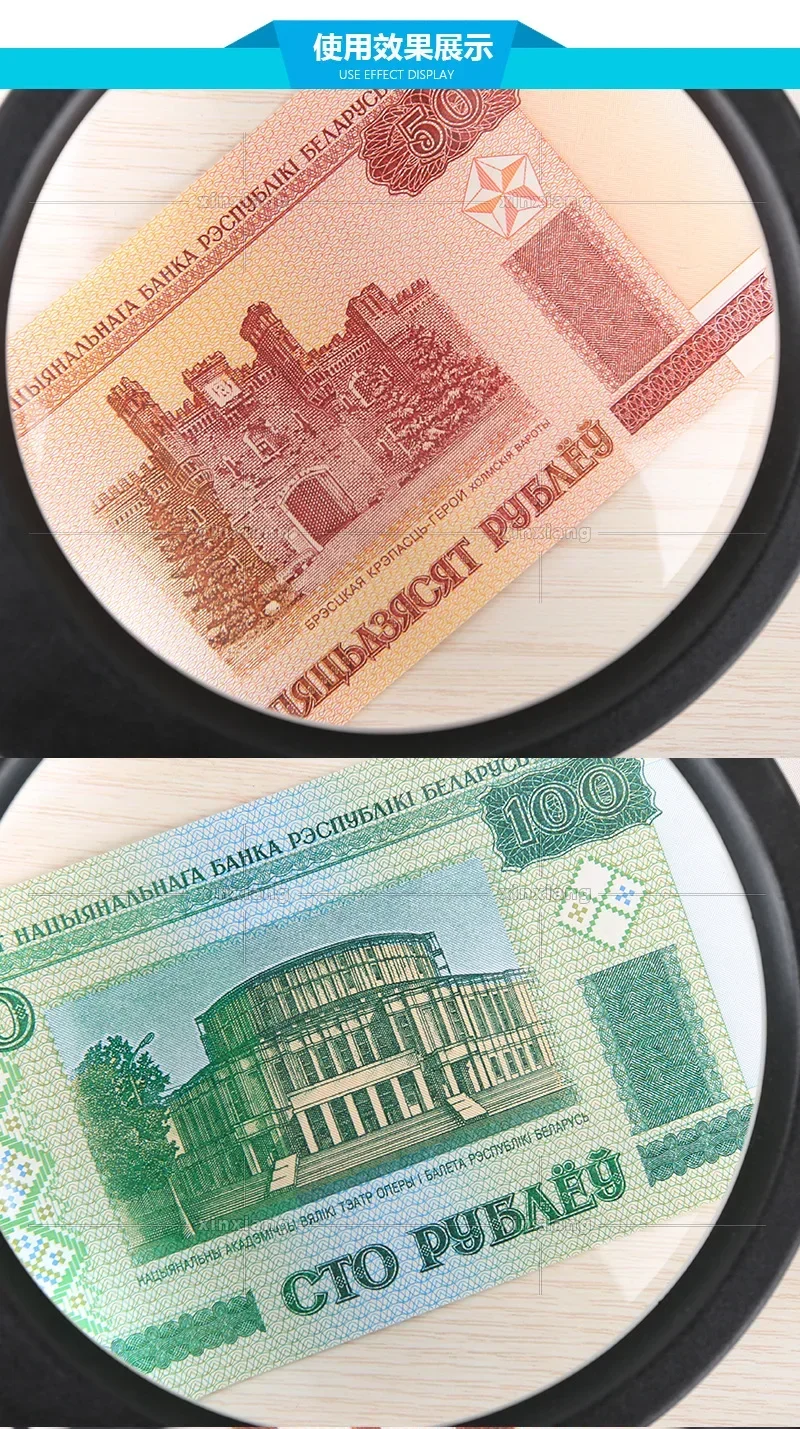 مكبرات محمولة مع 4 مصابيح LED، مجهر صغير محمول للجيب، عدسة مجوهرات للقراءة، عدسة مكبرة 4X 30X #6