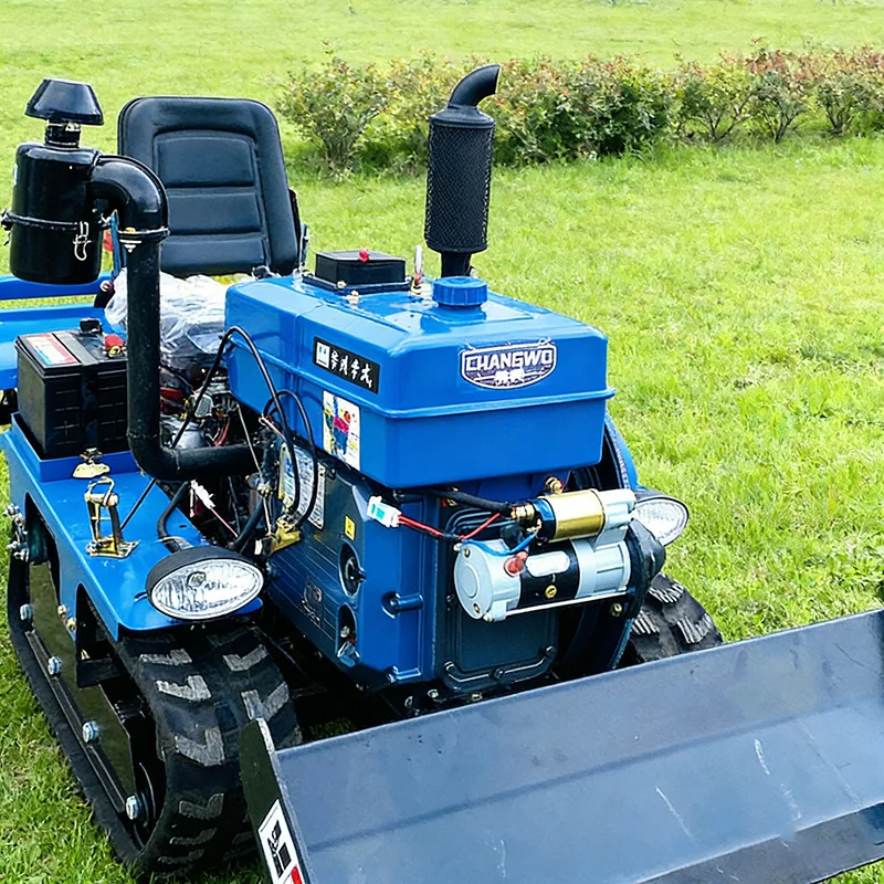 

Customized Small Full Terrain Crawler Tractor Equipment, Diesel Micro Tiller & Agricultural Plowing Rotary Tiller
