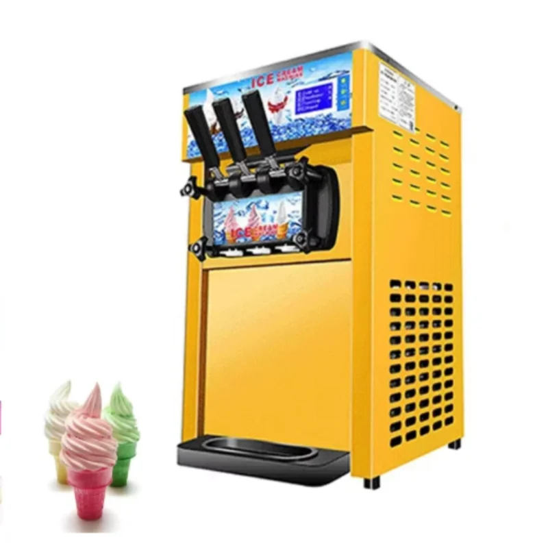 

Commercial Soft Ice Cream Machine 220V 100V Vertical Make Ice Cream Intelligent Sweetener Ice Cream Maker