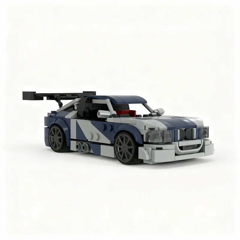 

400PCS MOC City Champions Super Car Sport M3 Gtr Most Wanted Model Technology DIY Assembly Building Blocks Display Birthday Gift