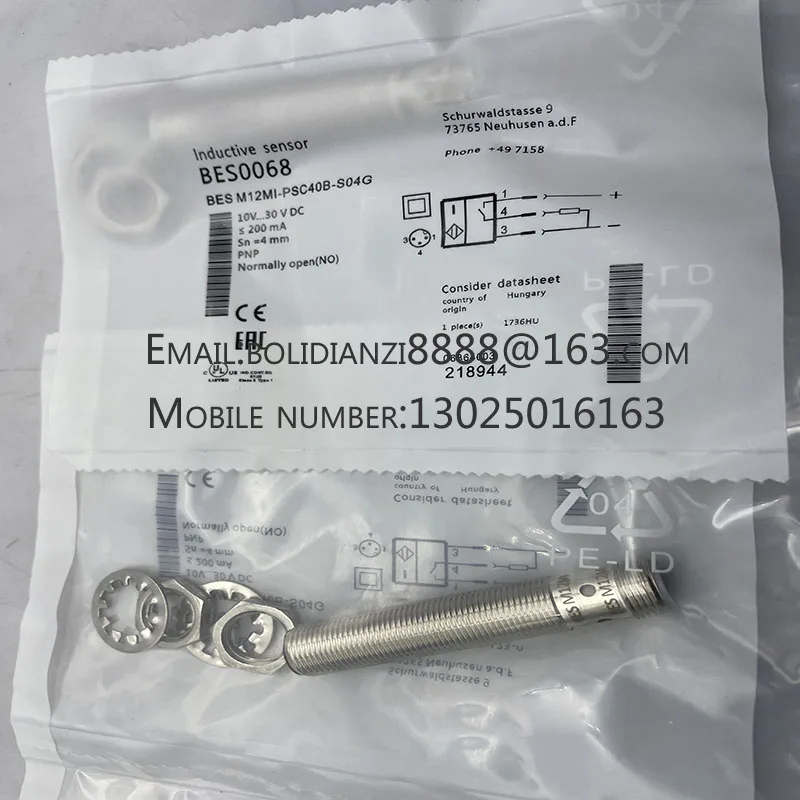 

The brand-new original sensor BES0068 BES M12MI-PSC40B-S04G in stock.