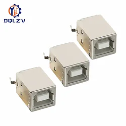 USB 2.0 Connector Socket Jack Female Male B Type 180°Connector Soldering PCB Connector Printer interface