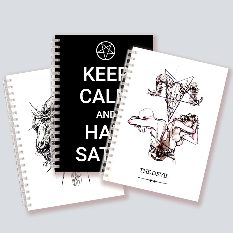 satanista caderno espiral biblia satanica satanico satanico livro horror death note caderno libro satanico demonio ceifador grim evil 01