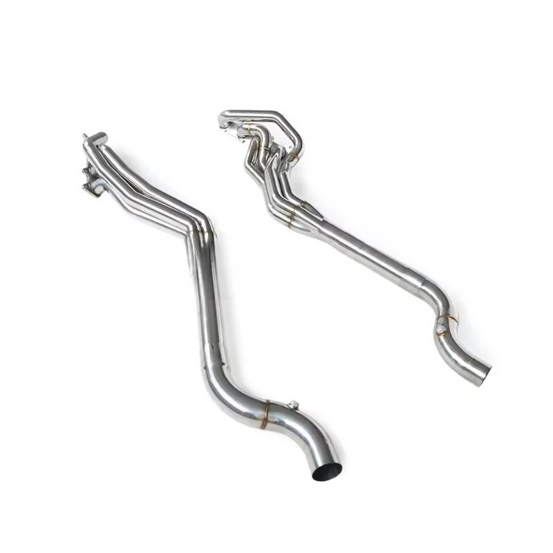 304 Stainless Steel Exhaust Manifold Downpipe for Ford Mustang 5.0l 2015-2023 Performance Header Racing Enhancement System Pipe