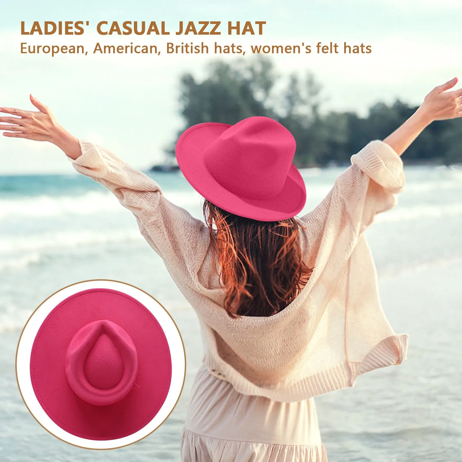 

Unisex Soft Western Cowboy Hat with Heart-Shaped Brim - Wide-Brimmed Dance Sun Hat for Outdoor Concerts, Rodeo & Summer Fashion