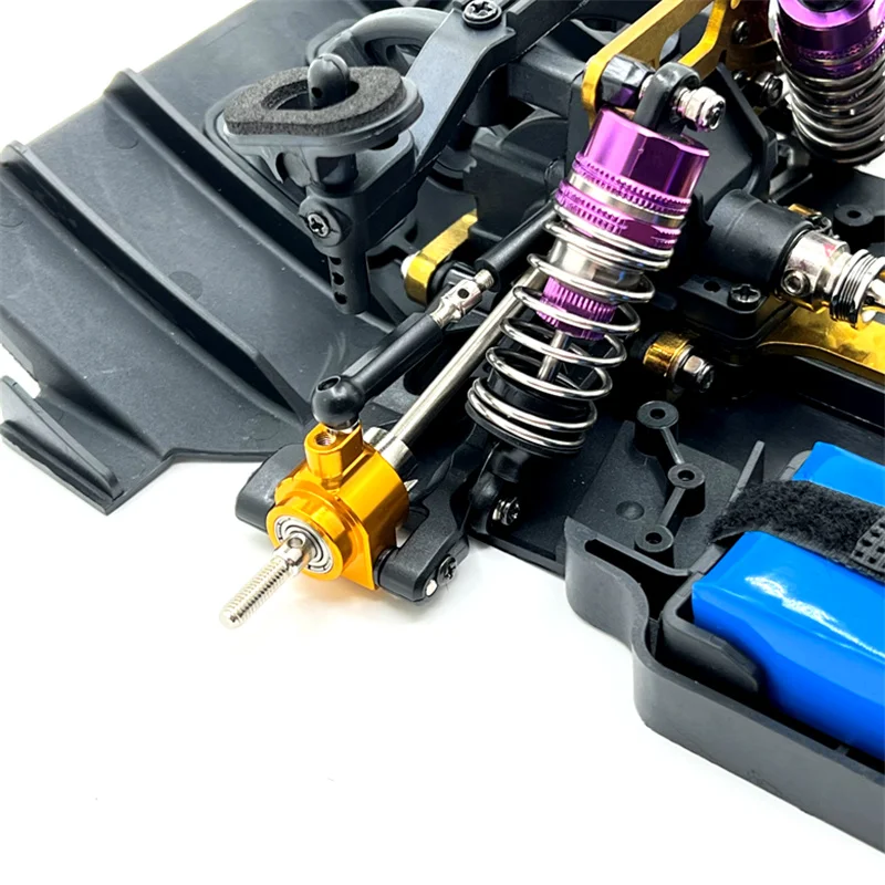 Metal Upgrade Steering Cup Rear Cup C-Seat Set For WLtoys 1/10 104072 104001 104002 RC Car Spare Parts view 3