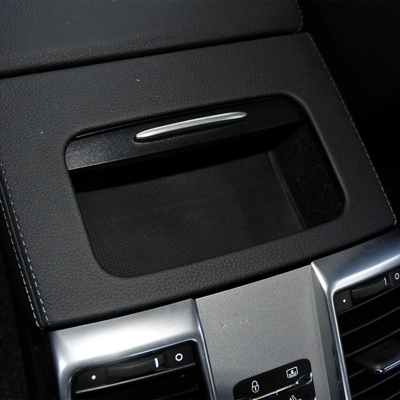 Super Sale Rear Seat Center Console Cup Holder Roller Blind Cover for Porsche Cayenne 970 2013-2016 Accessories