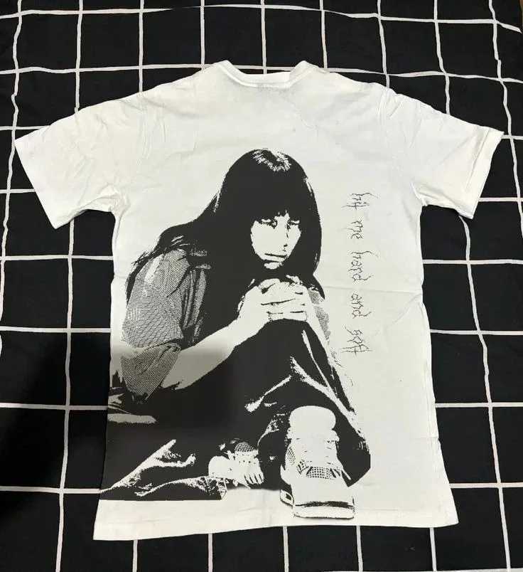 Summer Vintage Men Women Graffiti Billie Eilish Print Short Sleeve Cotton T-Shirt Men Women Casual Retro Y2K Tee Fashion Tops