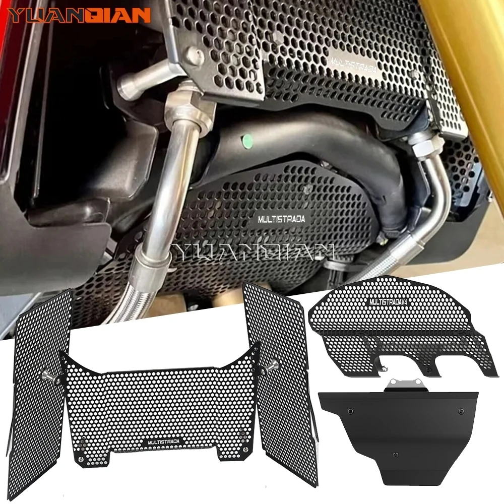 

For Ducati Multistrada V4/Pikes Peak/S Sport/S/Rally Motorcycle Radiator Grille Oil Cooler Engine Cylinder Head Guard Protector