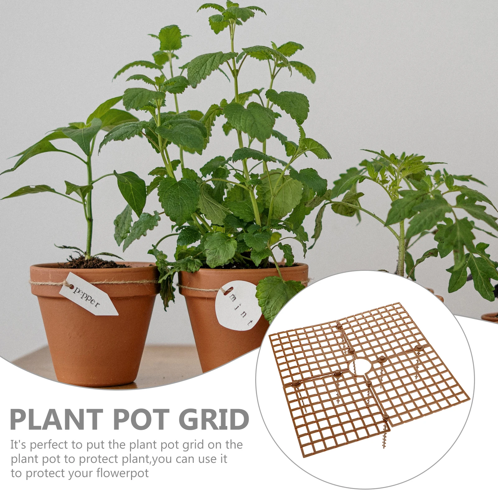 

Plant Pot Soil Protector Cover Durable Lightweight Plant for Garden House Office Flowerpot Accessories Flower