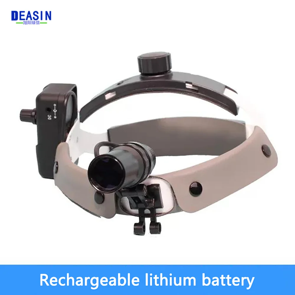 5W Dental LED HeadLight Lamp For Binocular Loupes Brightness Spot Ajustable Dentistry Lab Headlamp Surgical Head light Equipment