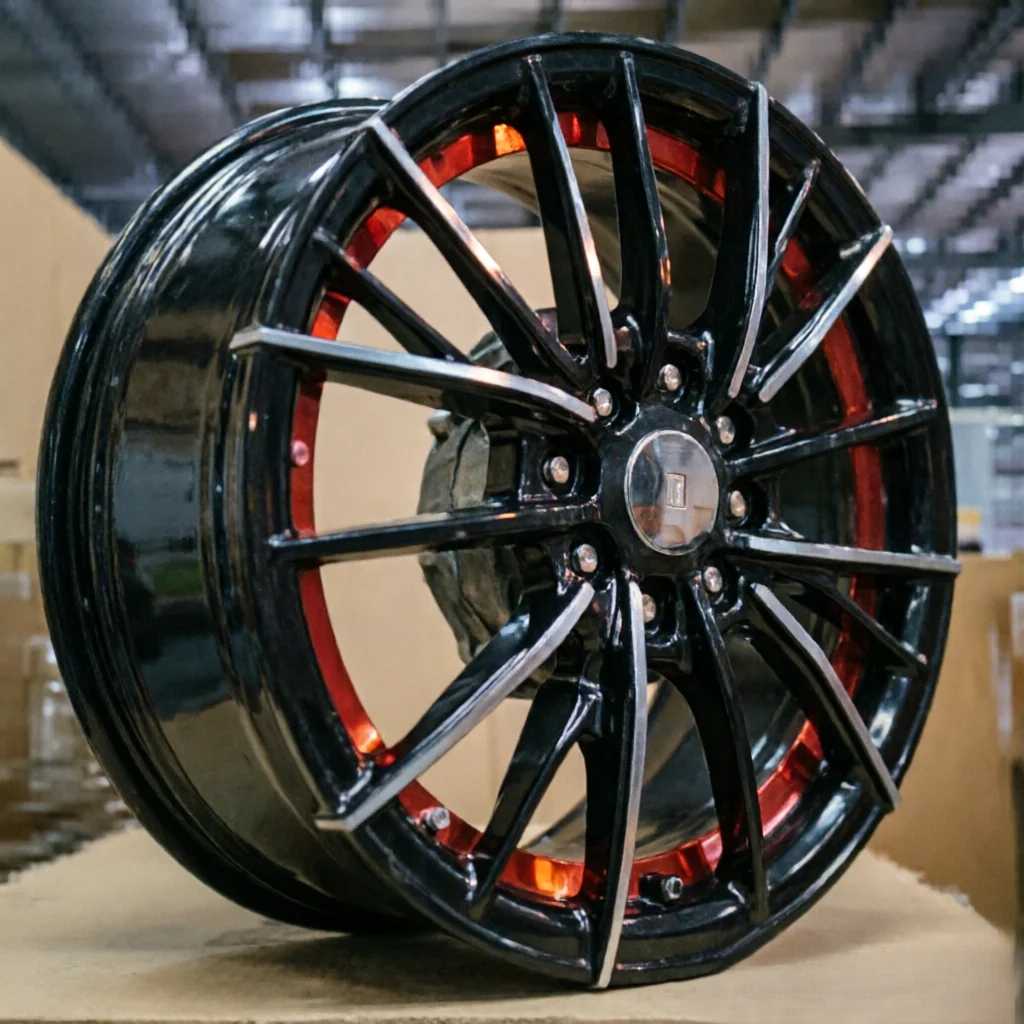 Jihoo New High Quality 15 Inch 8x100 8x114.3 CB73.1 Black Machined Lip High Performance Fit W205W205,W213,W166,X156,W257