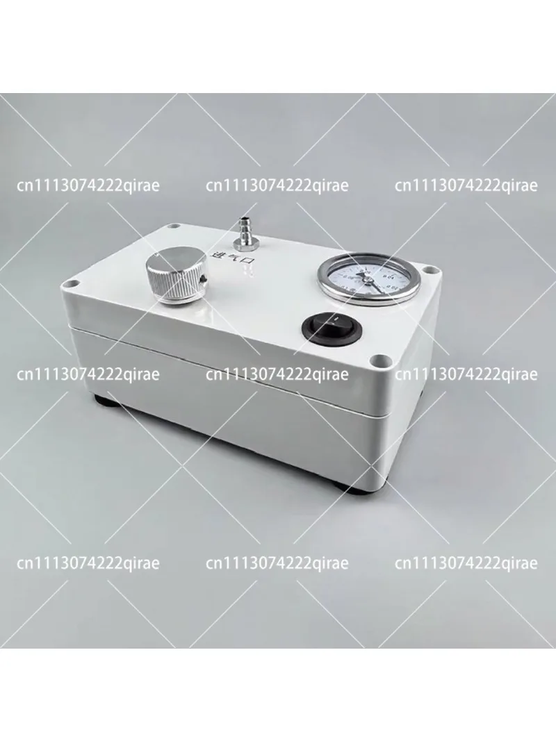 Desktop Vacuum Pump, Adjustable Suction with Pressure Gauge, for Lab Filtration, Defoaming, and Negative Pressure Applications