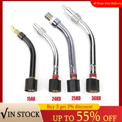 Welding Torch Consumables Swan Neck MIG Welder Fit for Binzel 15AK/24KD/25KD/36KD Welding Gun Goose Neck Bend