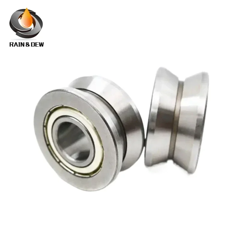 1PCS LV201/41ZZ LV201-41 ZZ V Groove Guide Roller Bearing LV201-41ZZ V-41 RV201/15.41-20 12*39.9*18 Double Row Balls ABEC-7