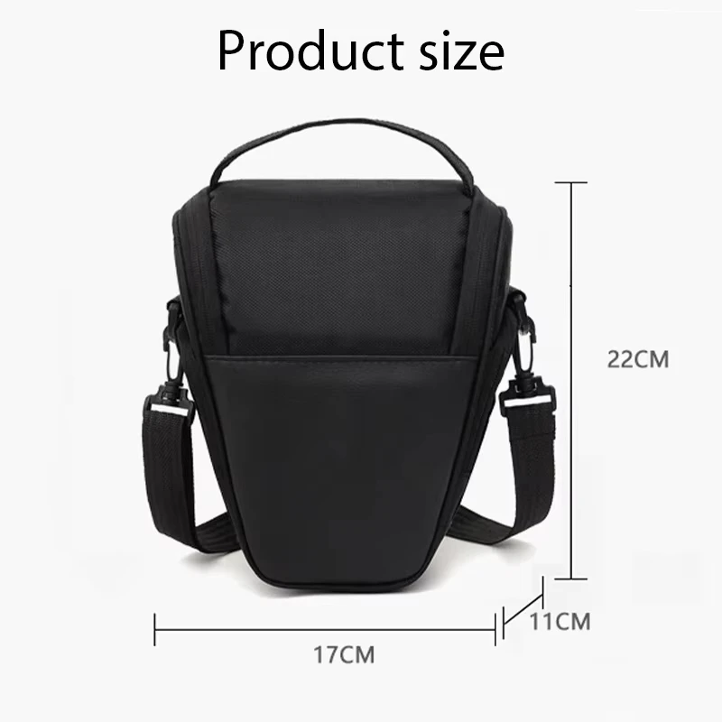 DSLR Digital Camera Bag Nylon Shoulder Bag Equipment Waterproof Camera Micro Single for Nikon Canon Sony Panasonic Crossbody bag