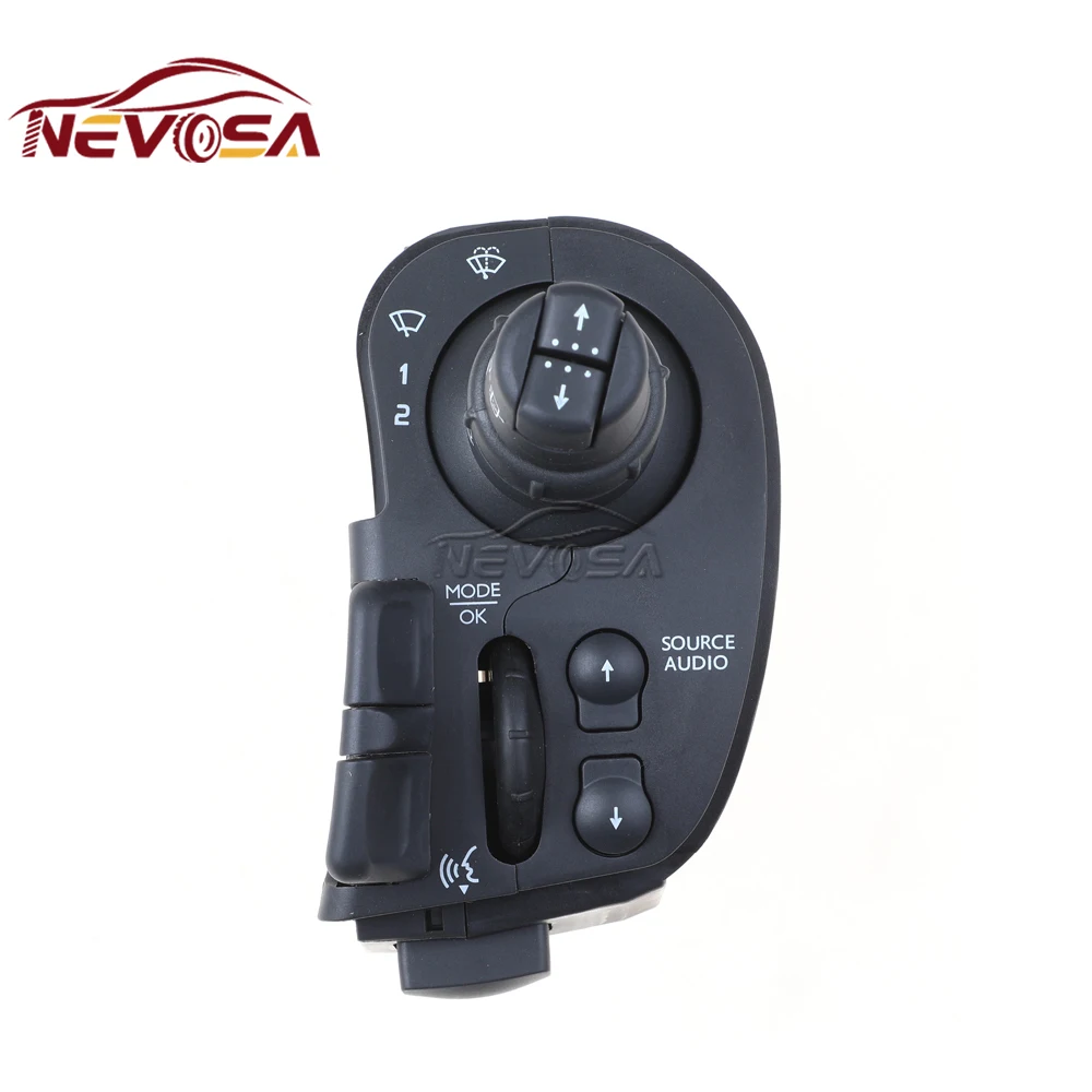 NEVOSA For Renault Clio mk3 3 III 2005-2010 MODUS KANGOO Radio Wipers Combination Switch 8201590631 8201359195