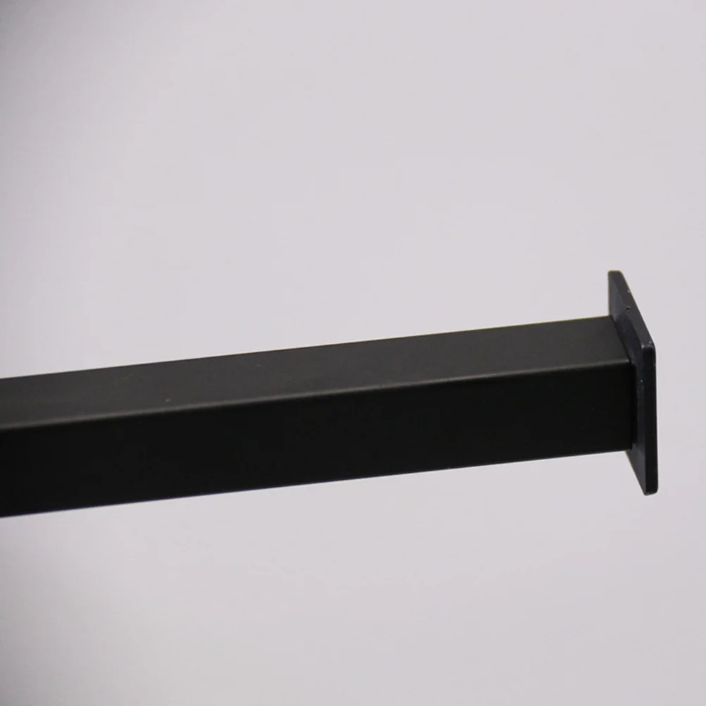 

Stainless Steel Black Toilet Paper Holder Square Design Perforated Installation Bathroom Kitchen Toilet Roll Holder Durable