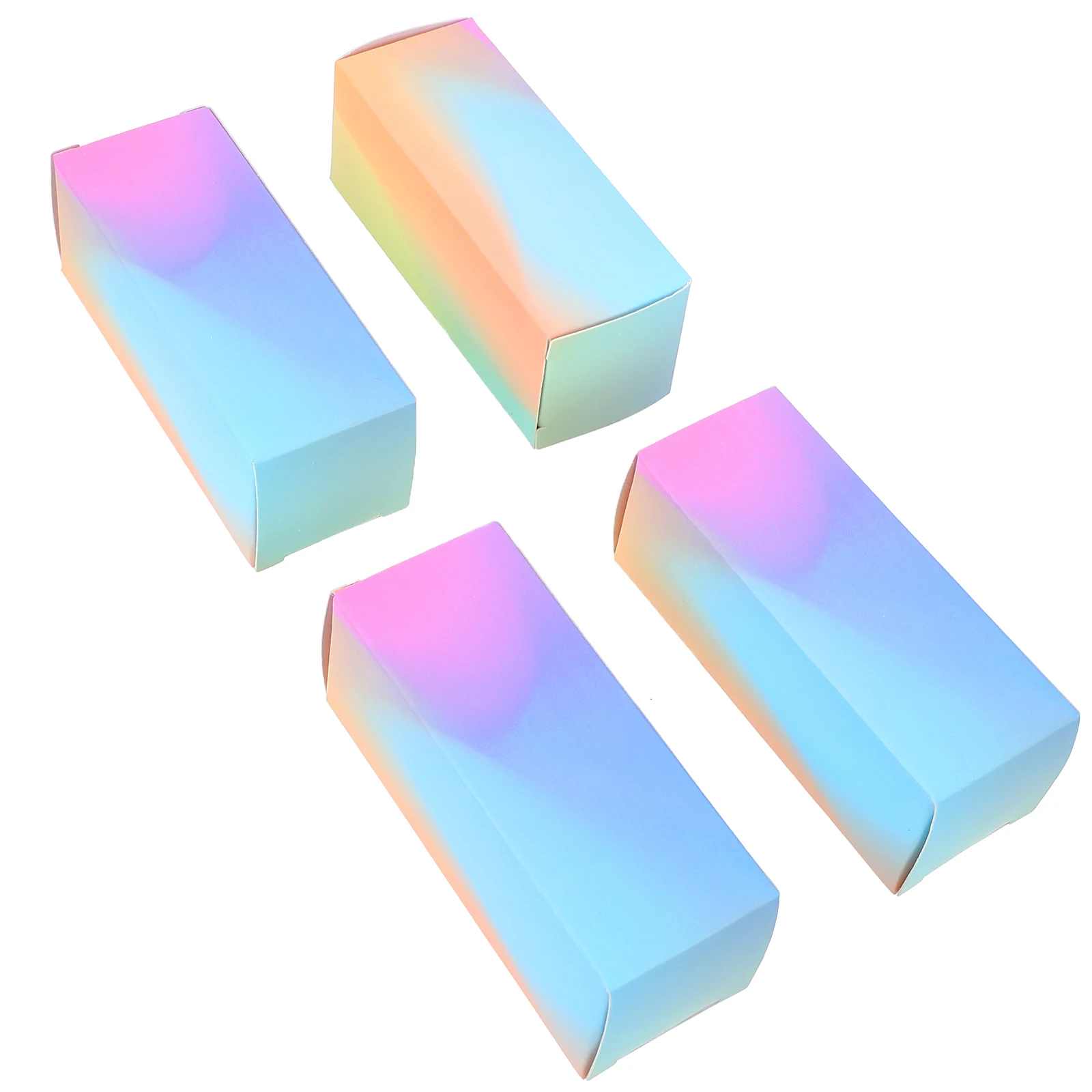 

100pcs Color Wrapping Paper Diy Lipstick Box Holder Matte Lip Gloss Packaging Lip Gloss Storage