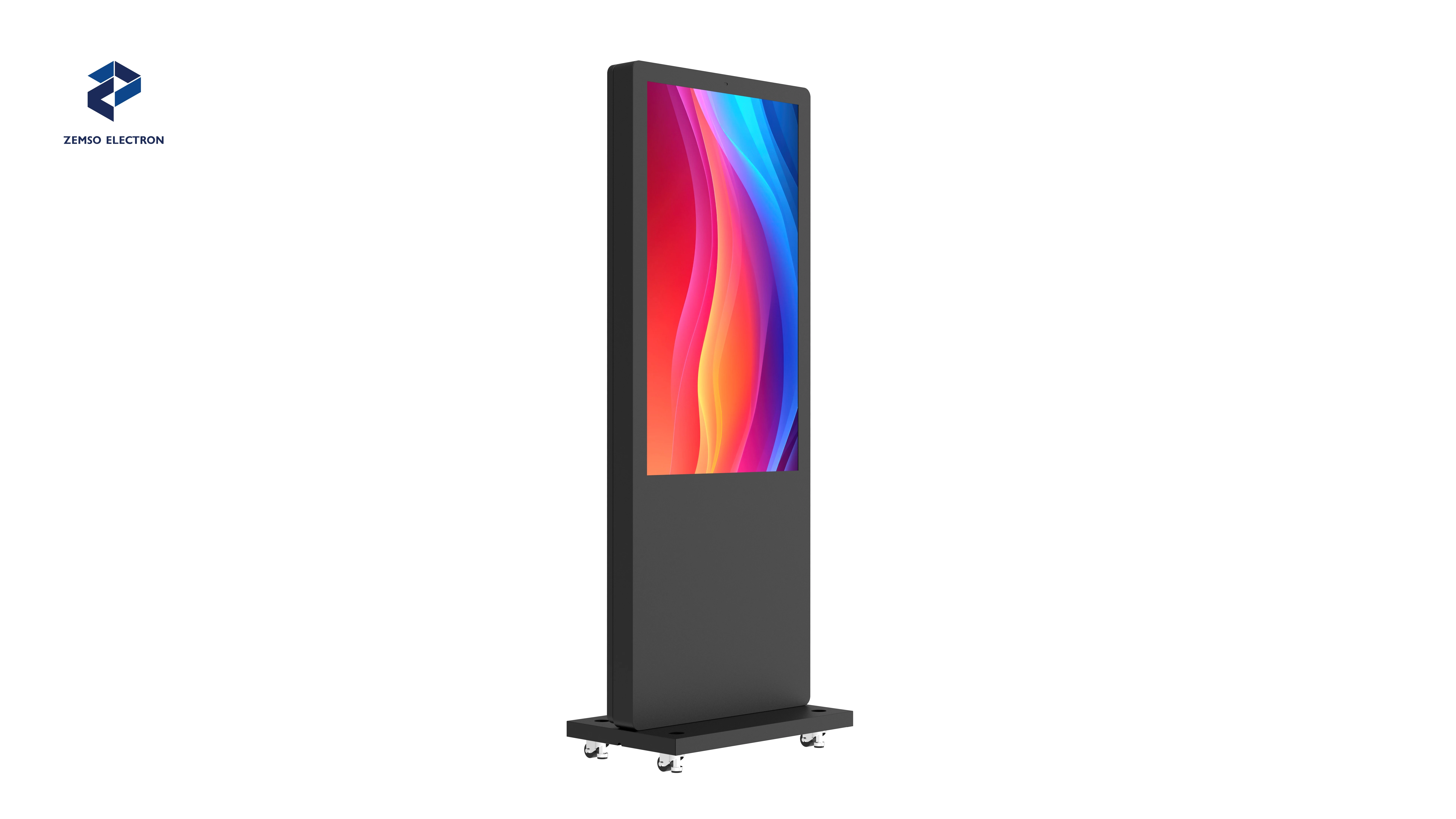 Outdoor Advertising Machine IP67 55inch Waterproof High-brightness Display Effect Floor-mounted Installation