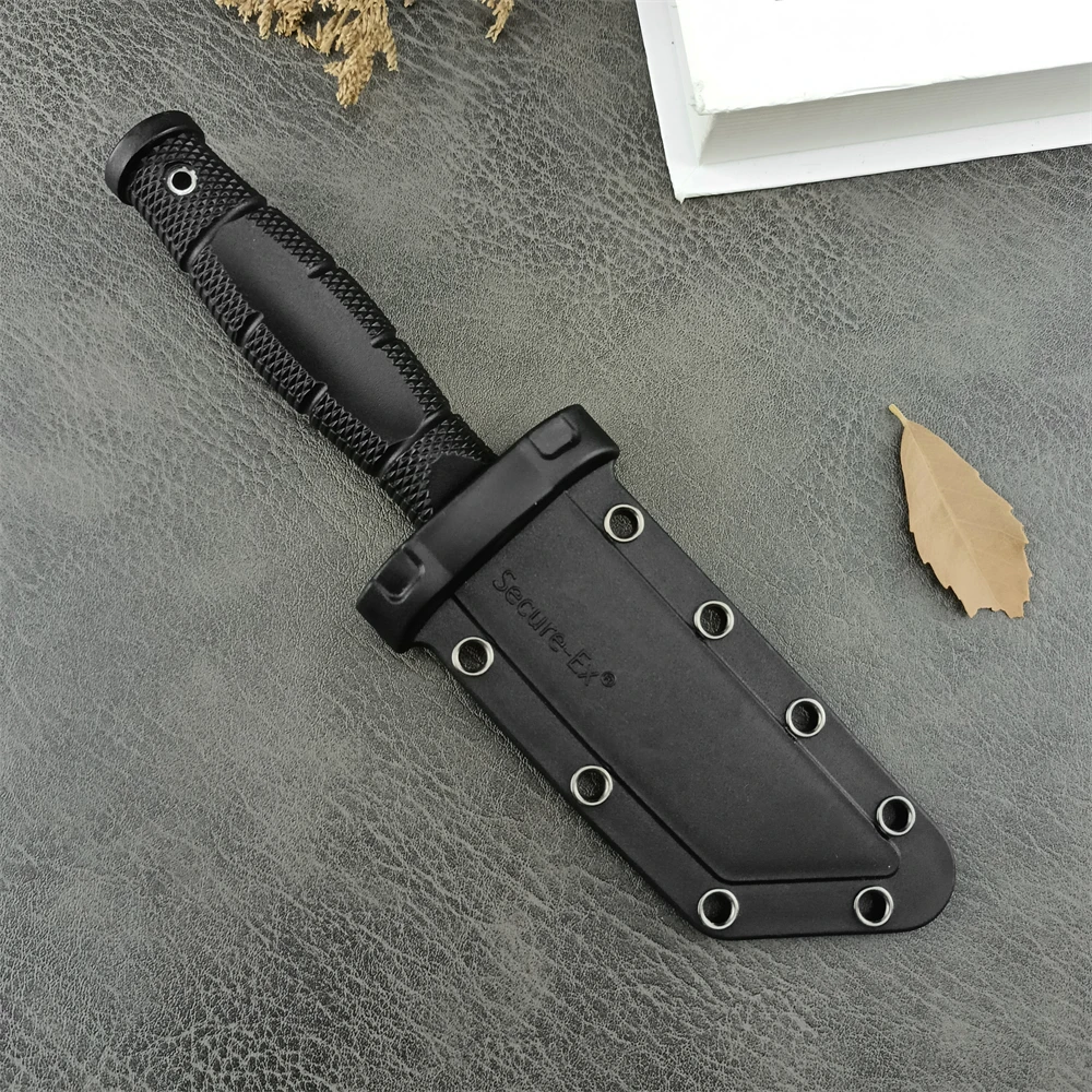 NEW CD Fixed Blade Knife Outdoor Hunting Knife 5Cr13Mov Blade Nylon Fiber Handle EDC Survival Camping Hiking Cutting Tool