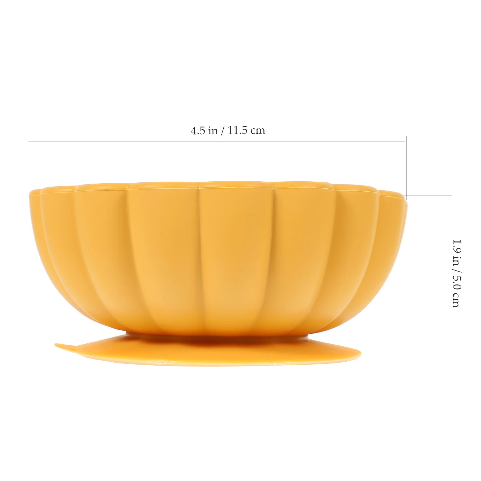 

Pumpkin Suction Silicone Baby Bowl Flower Shaped Non Slip Toddler Feeding Kids Self Feeding Bowl Baby Bowls Kids Tableware Set
