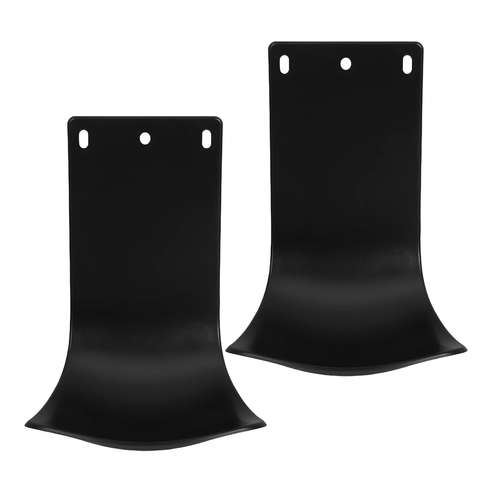 

2 Pcs Black ABS Soap Dispenser Drip Tray For Home Hospital Easy Clean Wide Application Smooth Surface Wall Mount