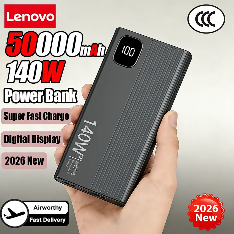 Oneplus 500000mAh 140W PowerBank Superschnelles Laden Tragbare Powerbank Externer Akku-Ladegerät LED-Anzeige für iPhone