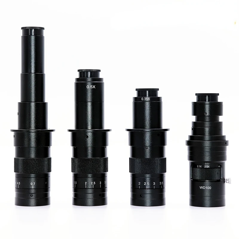 XDC-10A Optical Microscope Lens Monocular Lens 21-135x Continuous Zoom Industrial Microscope Visual Inspection CS Lens