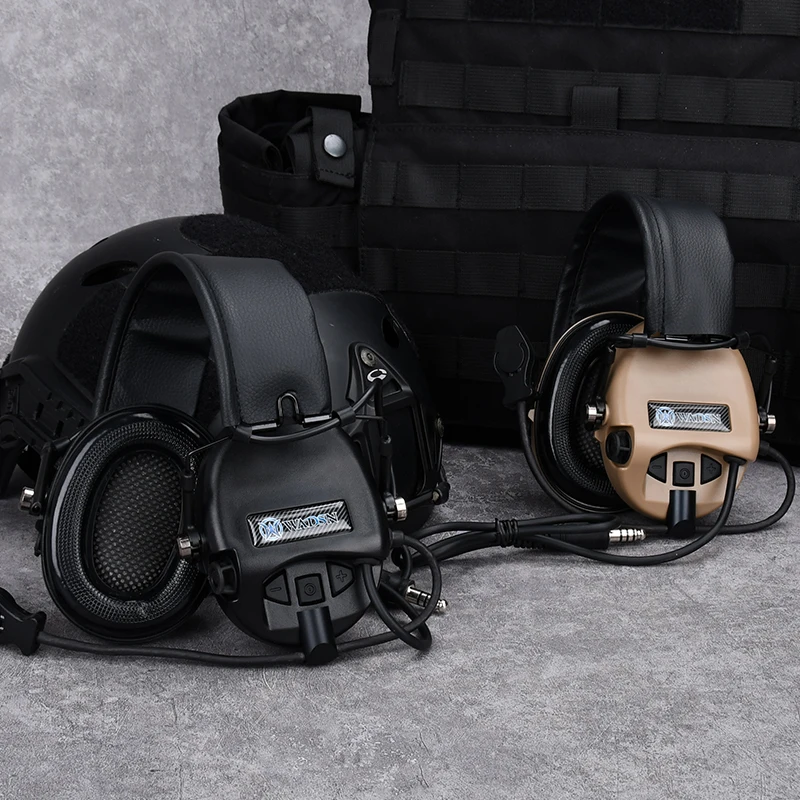 Tactical Headset Sordin MSA Communication Headphone Outdoor Training Docking Kenwood MIL Headphones Airosft Hunting Accessories