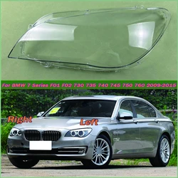 透明なヘッドライトカバーバージョン,Plexigassランプシェード,レンズヘッドランプ,BMW 7シリーズ用f01 f02 730 735 740 745 750-760