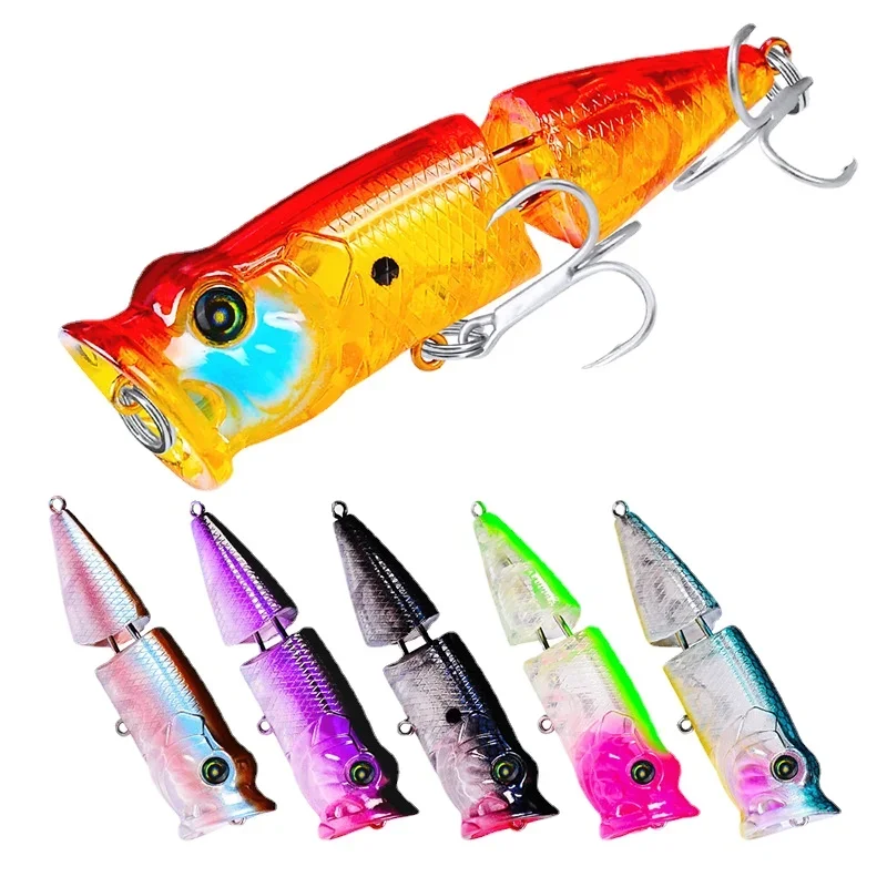 Clearance sale 8-color Lure bait wave lying 8cm/11.5g sea fishing  bait plastic hard bait DW460 fishing lures