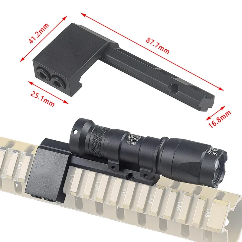 Surefire Scout M300B/C M600B/C linterna táctica 20mm Picatinny - imagen 3