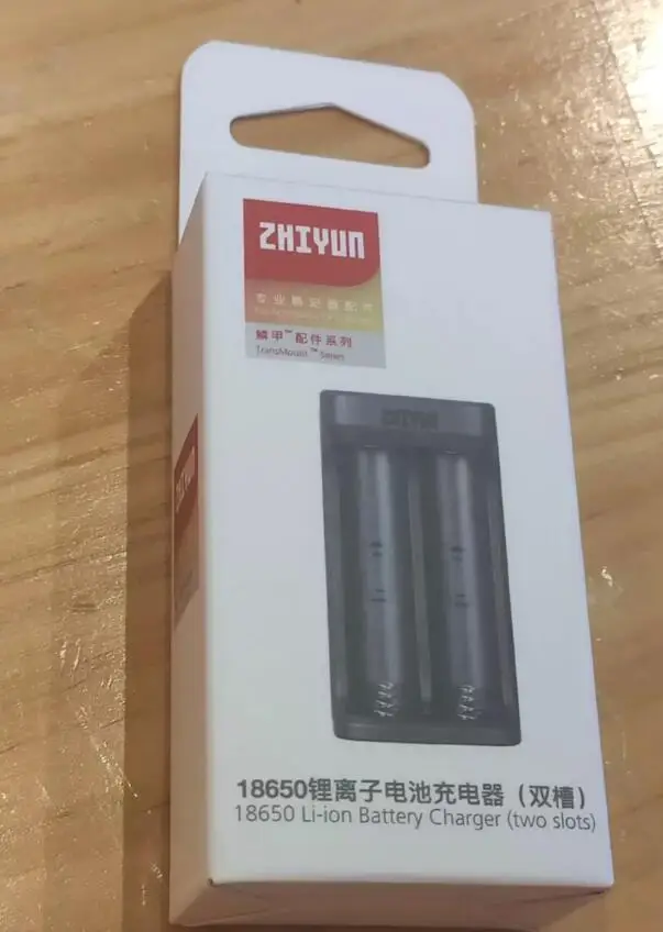 Zhiyun 18650 Battery Charger (Two Slots) for Weebill S, Weebill LAB and Crane 3S/3SE gimbal