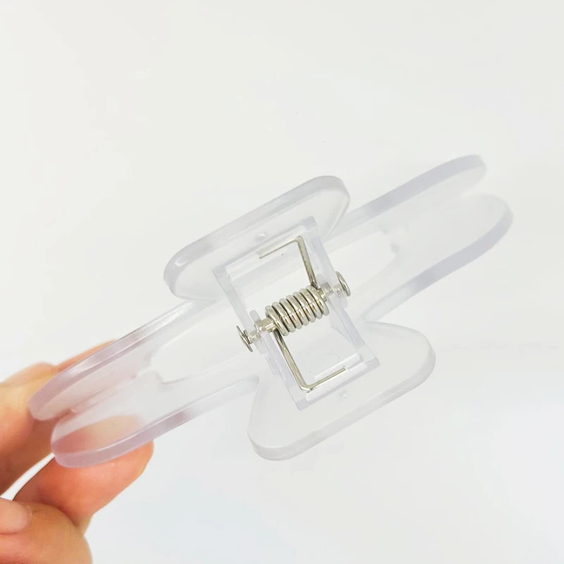 مشبك كتب، مشبك قراءة، ملحقات مكتب Kawaii ثابتة لمنع تحول الصفحة، مشابك مجلد شفافة بلوري #4