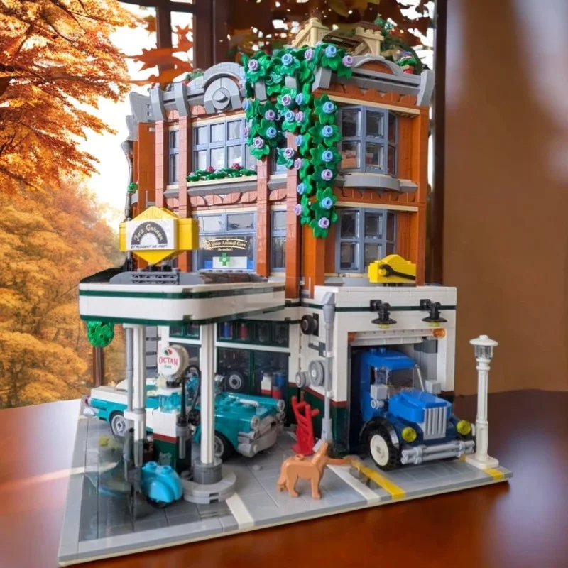 

4532 Parts Technology Liftable Garage Modular Model MOC Building Block Bricks Creative Educational Toy Christmas Birthday Gifts