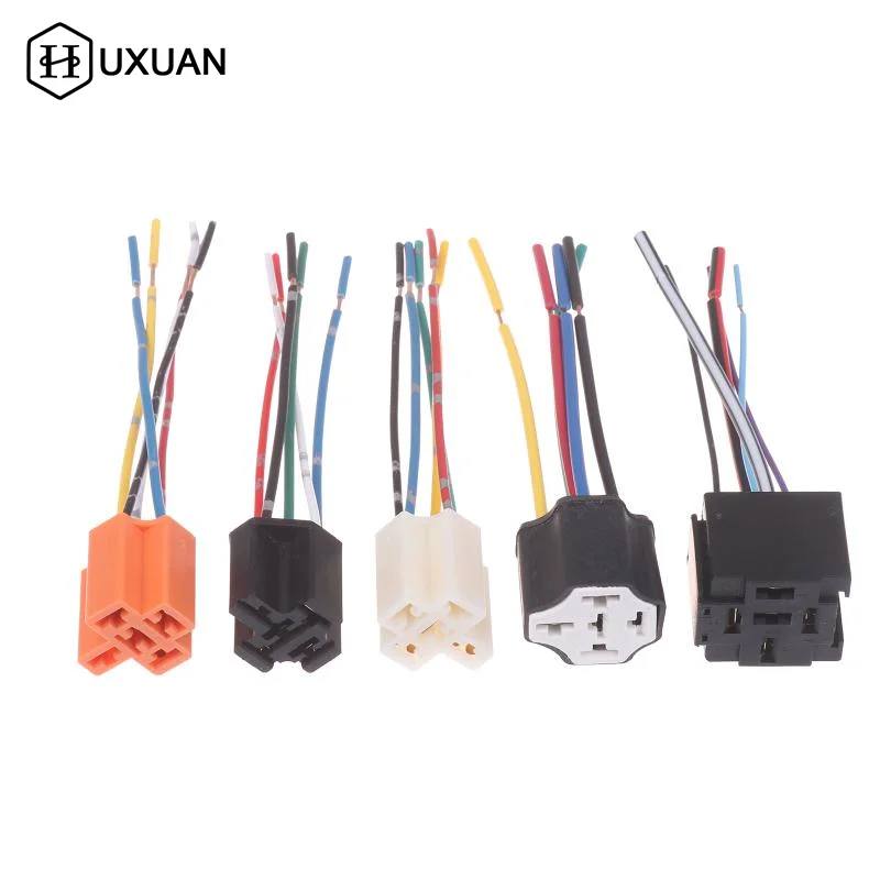 Automotive Relay  Changeover 5 Pin Stable Socket Holder Perfect for Car Engines and Aftermarket Electrical Add Ons