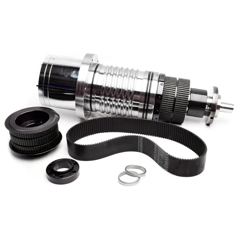 FK 120mm 8000rpm Bt40 Cnc Belt Spindle Belt Drive Spindle Bt30 Atc Spindle Motor