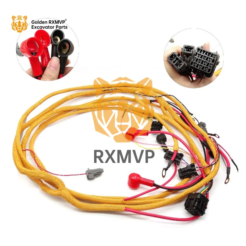 Excavator Diagnostic Cable Engine C6.4 Comprehensive Test Wiring Harness E320C E320D