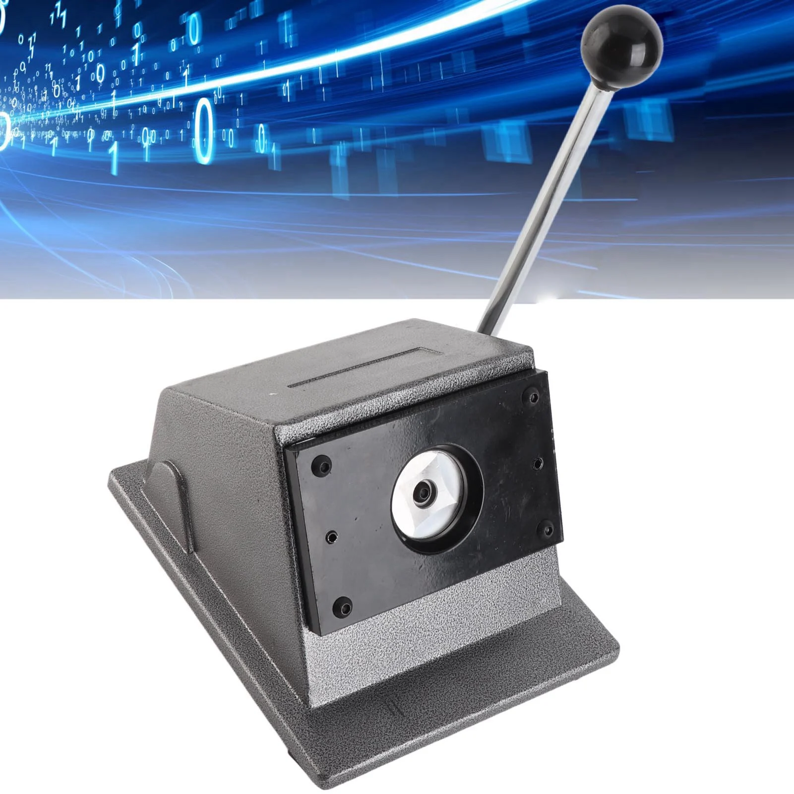 

Round Badge Maker Round Die Cutter Stainless Steel Graphic Punch Cutter for Paper Leather PVC Cards Round Punch Die Cutter